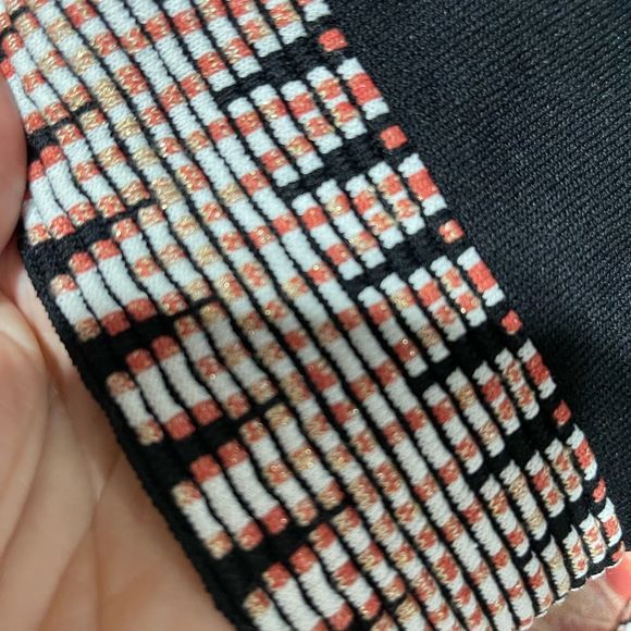 Maje Black Zig Zag Trim Sweater S/M - Picture 7 of 16